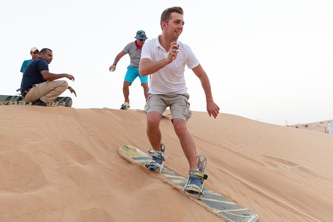 Premium Dubai Desert Safari with BBQ Dinner in the Red Dunes - The camel farm stop in Lahbab