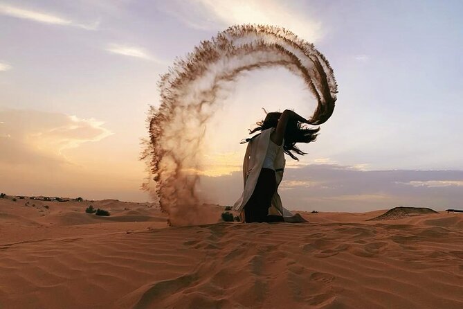 Private Premium Desert Safari 4x4 Vehicle with BBQ Dinner - DUBAI - BBQ dinner beneath the evening sky