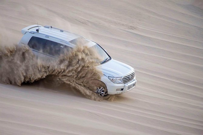 Qatar Gold Dune Safari, Dune Bashing,Camel Ride,Sand Boarding,Inland Sea Desert - What the guides add to the day