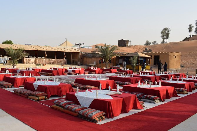 RAK Desert Safari and BBQ Dinner with RAK pick up - Arabic coffee, dates, and Bedouin camp activities