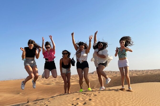 Red Dunes Desert Safari Dubai with Dinner Buffet, Show & Transfer - Red dunes, sunset, and a low-cost evening out
