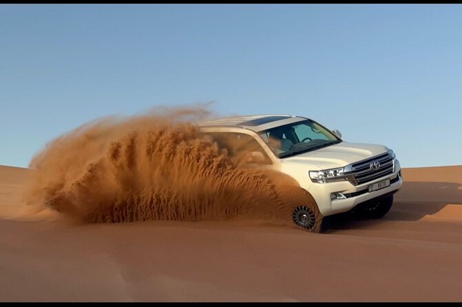 Red Dunes Desert Safari Dubai with Dinner Buffet, Show & Transfer - Shared transport and group size