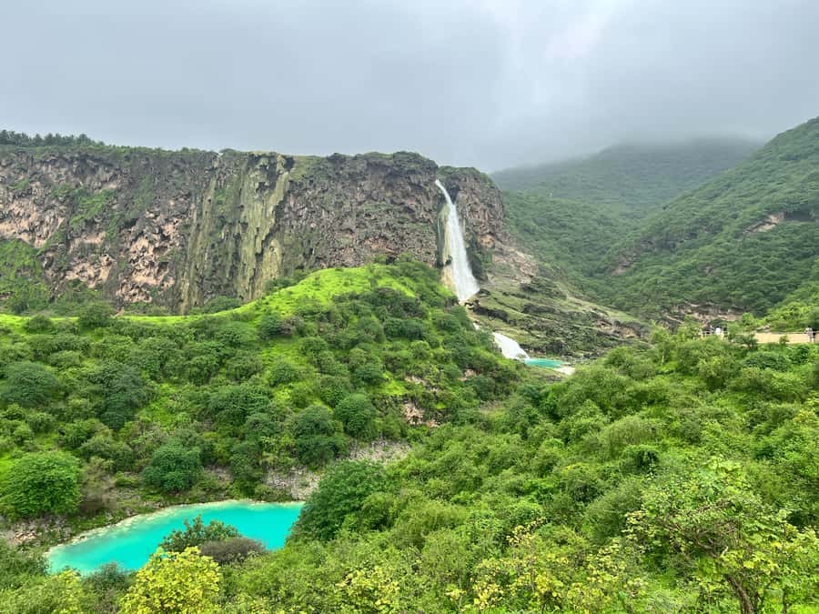 Salalah: Wadi Darbat, Jabal Samhan, Baobab, Mirbat Sand Dune - Wadi Darbat brings the day to life