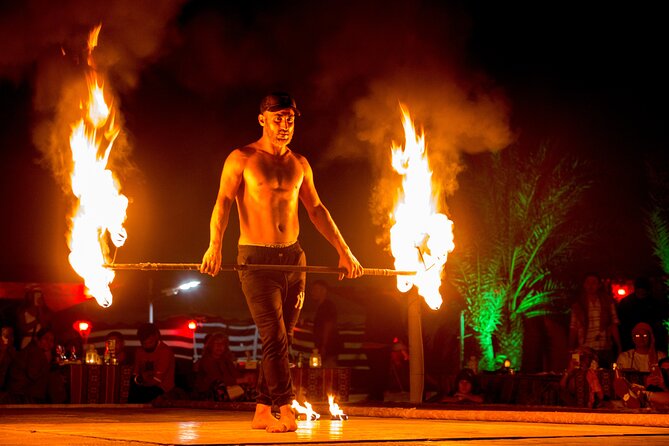 Sunset Camel Trekking with Falcon Show & VIP BBQ Dinner - VIP BBQ dinner near the stage