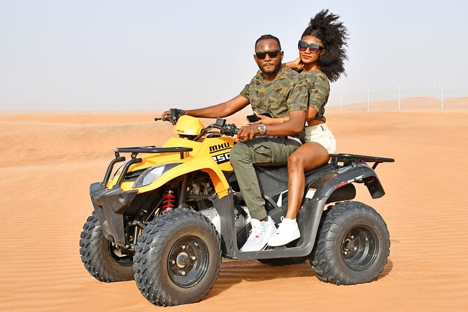 Sunset Desert Safari Quad bike Camel ride Sand Board & BBQ Dinner - Four live shows and an energetic guide