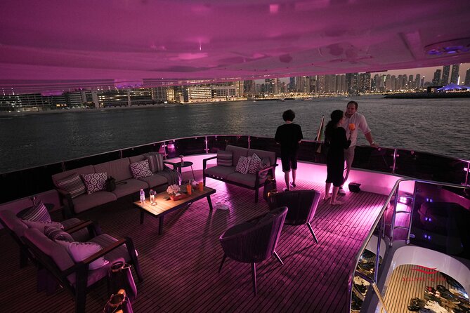 Superyacht Experience in Dubai with Dinner and Live Music - The route: Jumeirah Beach Residence and Ain Dubai