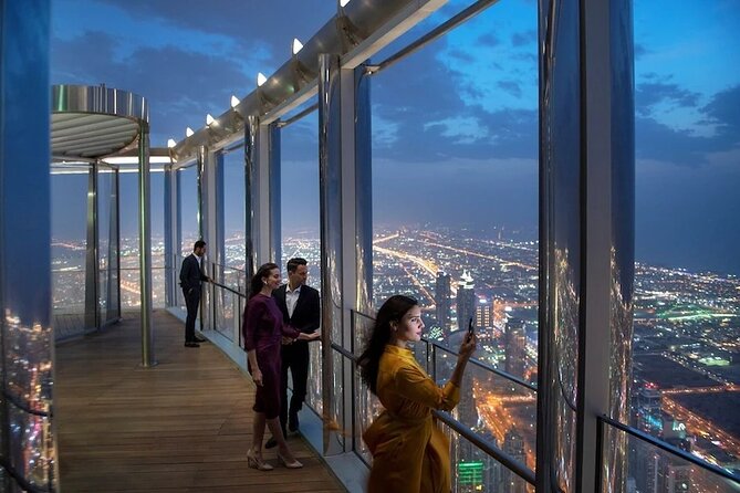 The Burj Khalifa At The Top Observation Deck Admission Ticket - Level 124: the outdoor terrace and telescopes