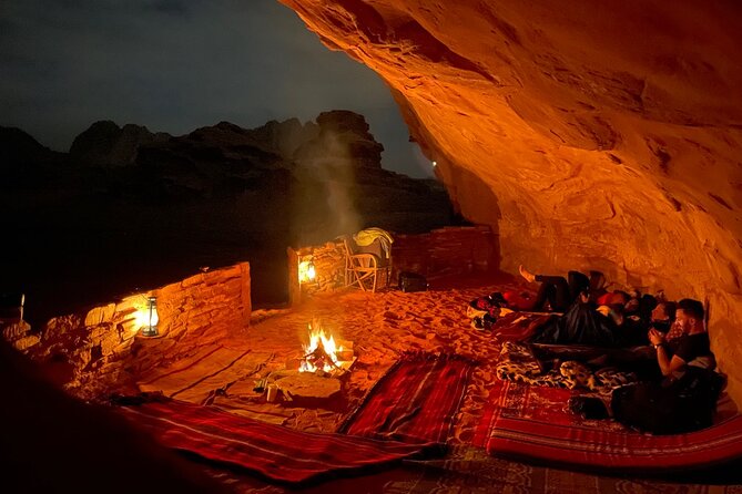 Wadi Rum Cave Camping with Jeep Tour - Starting in Wadi Rum Village