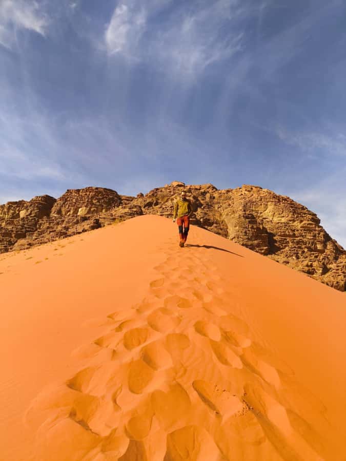 Wadi Rum: Morning or Sunset Jeep Tour - Little Bridge and tea with a local flavor